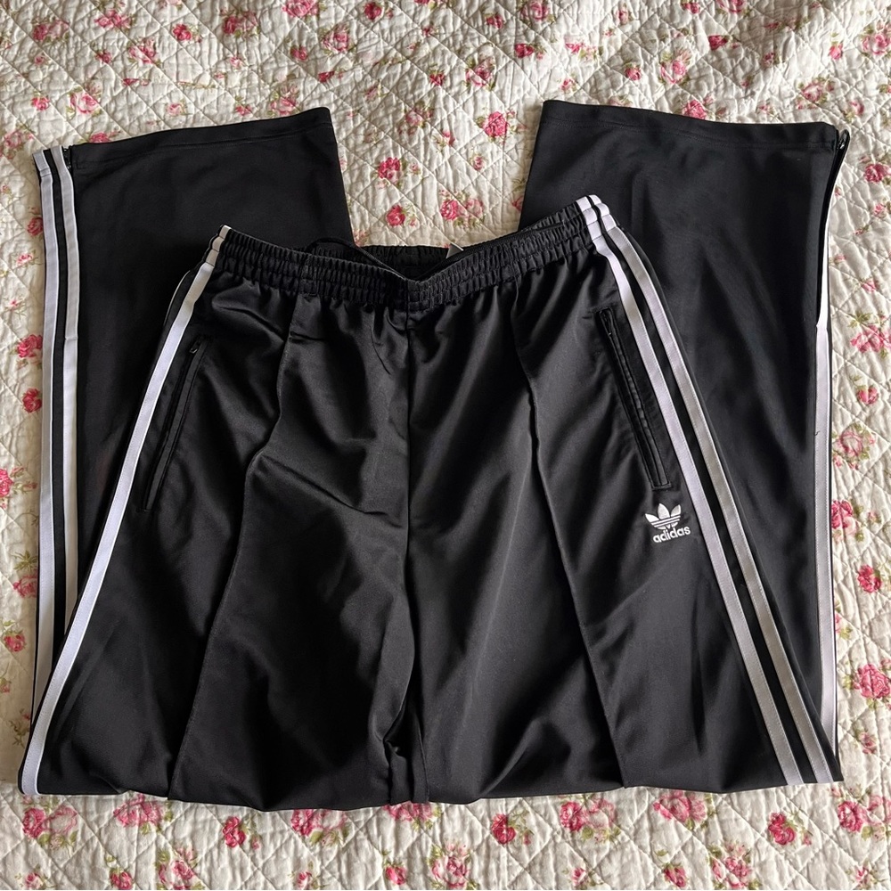 [adidas] Satin Wide Legs Track Pants